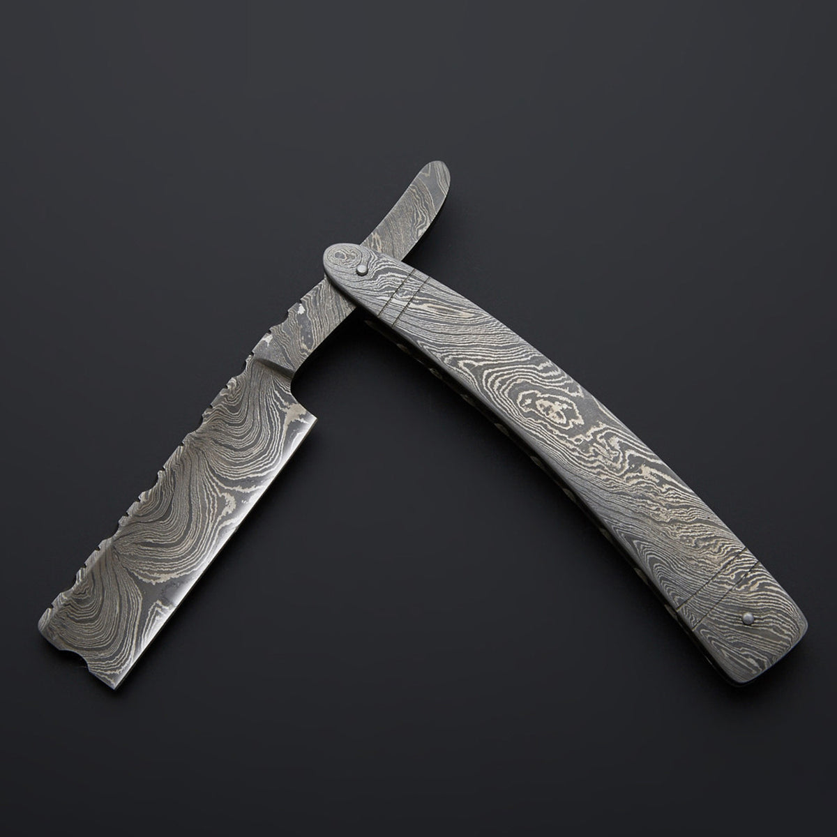Custom Handmade Full Damascus Steel Razor Handcrafted Damascus Razor for the Discerning Gentleman