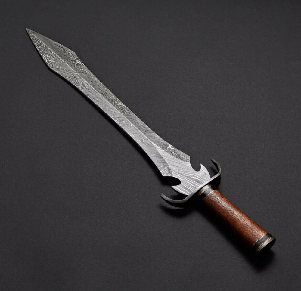 CUSTOM HANDMADE D2 STEEL HUNTING KNIFE Handle Material , paka wood bol – NB  CUTLERY LTD