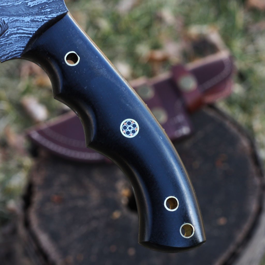 Custom Handmade Damascus Tracker knife - NB CUTLERY LTD