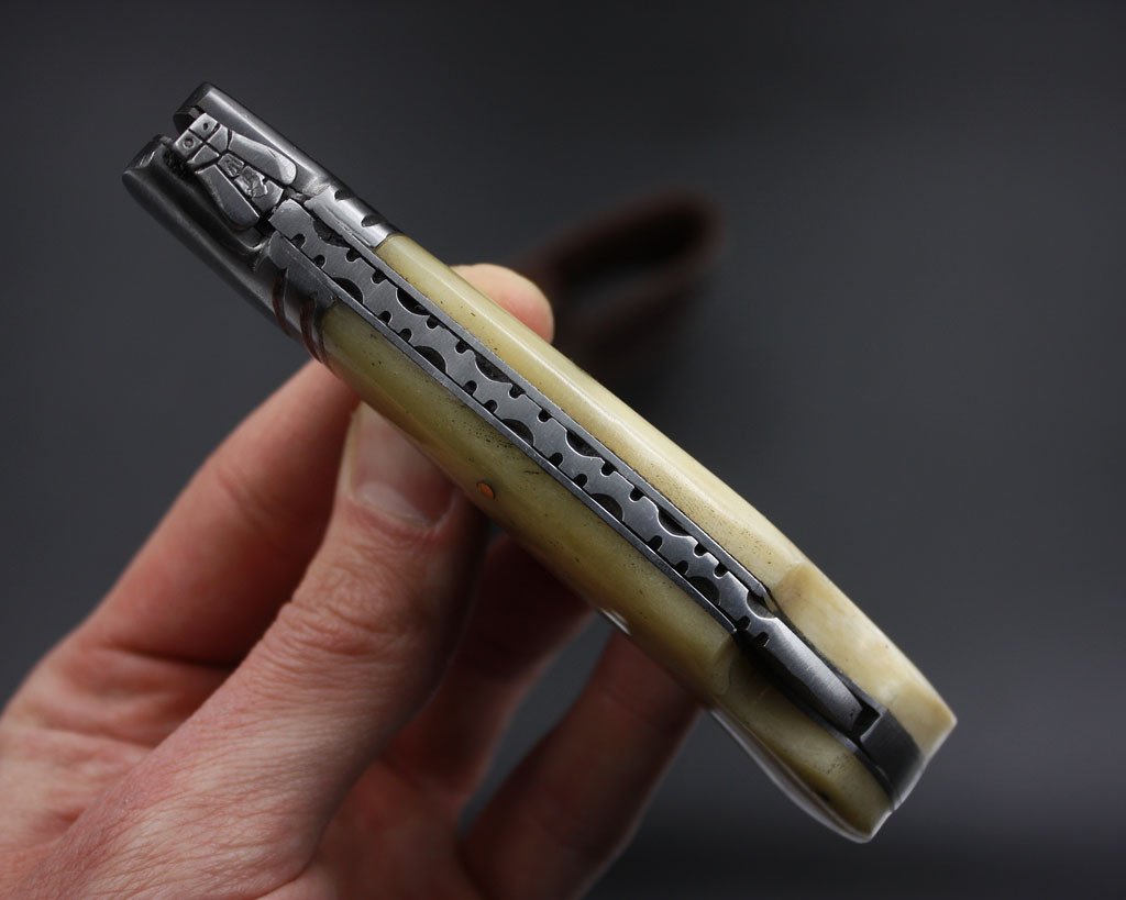 Damascus folding knife - NB CUTLERY LTD
