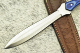 HAND MADE D2 TOOL STEEL BLADE FULL TANG KNIFE | HARD WOOD - NB CUTLERY LTD