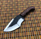 Custom Forged Everyday Carry Bushcraft 1095 Steel Blade Survival Tracker Camp Knife With Leather Pouch - NB CUTLERY LTD
