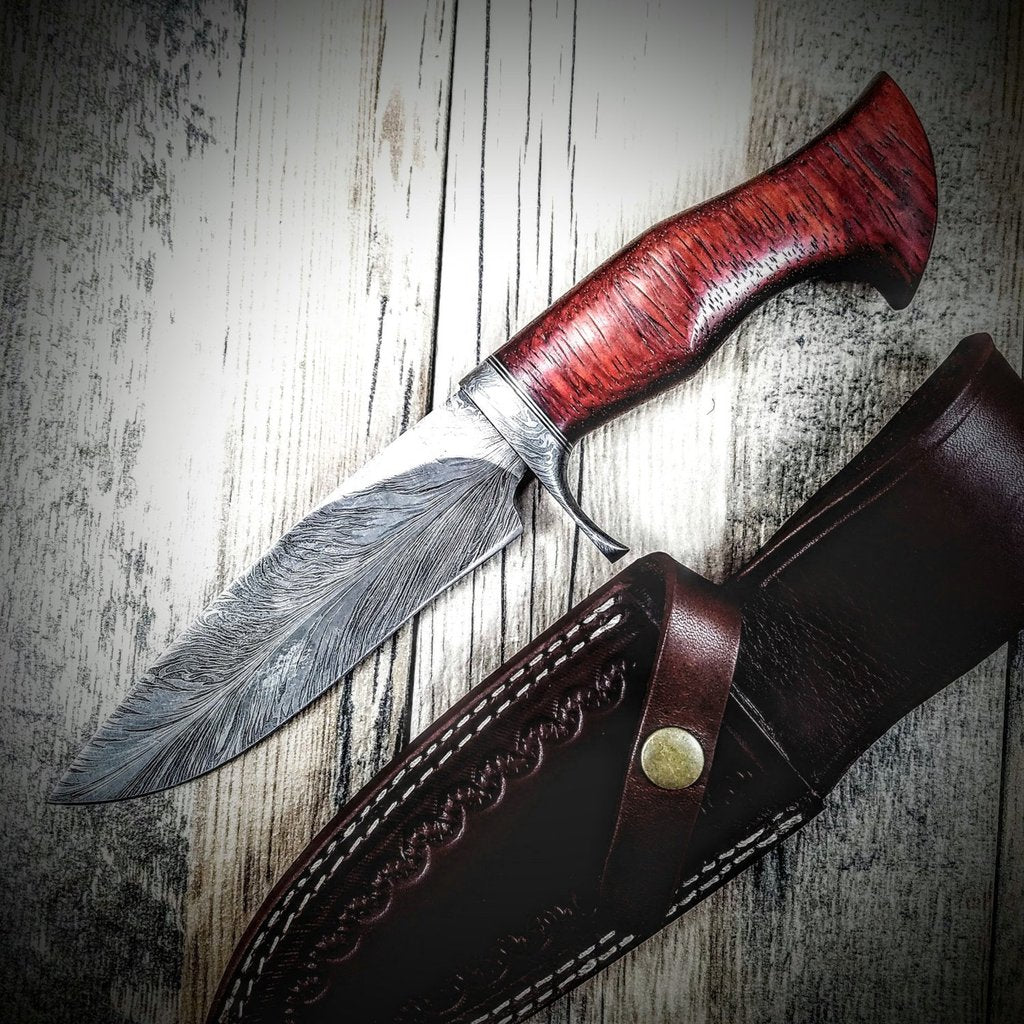 Damascus hand made Bowie - NB CUTLERY LTD