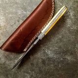 / HAND ENGRAVED / Hunting / Camping / Hand Made / Custom / Bone Handle / 440C / High Hardness - NB CUTLERY LTD