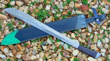 Damascus Hand Forge Sword - NB CUTLERY LTD