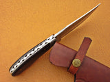 Full tang construction makes for a very solid and well balanced knife. - NB CUTLERY LTD