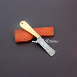 |NB KNIVES| Custom Handmade Damascus Steel Bull Cutter knife