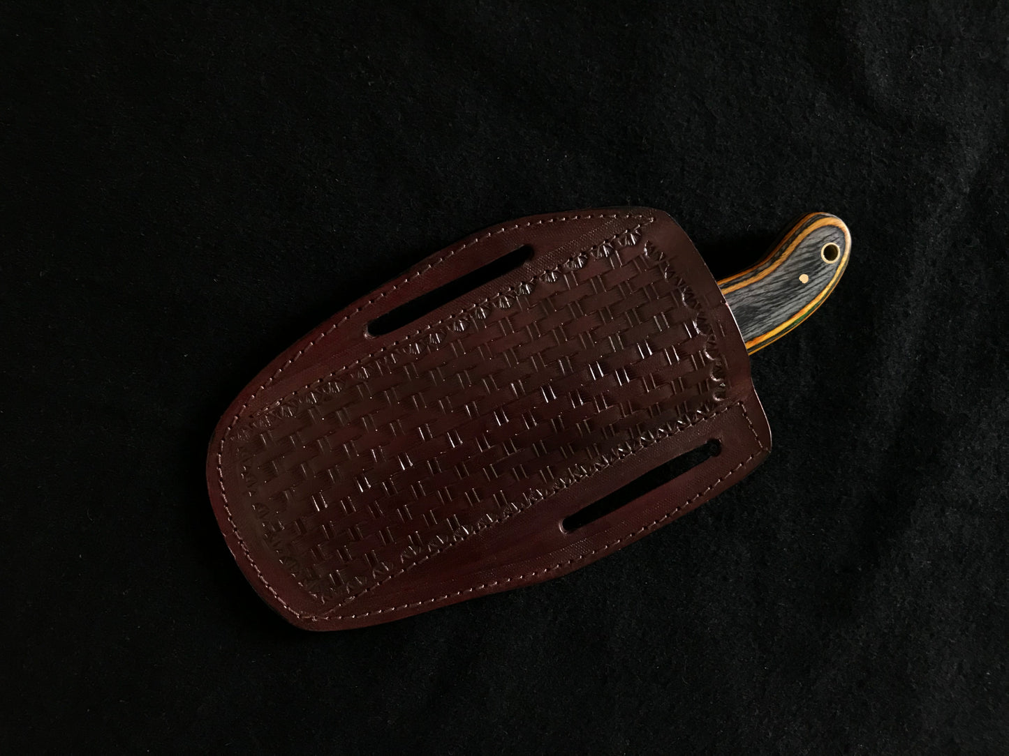 |NB KNIVES| CUSTOM HANDMADE DAMASCUS COWBOY BULL CUTTER KNIFE WITH LEATHER SHEATH