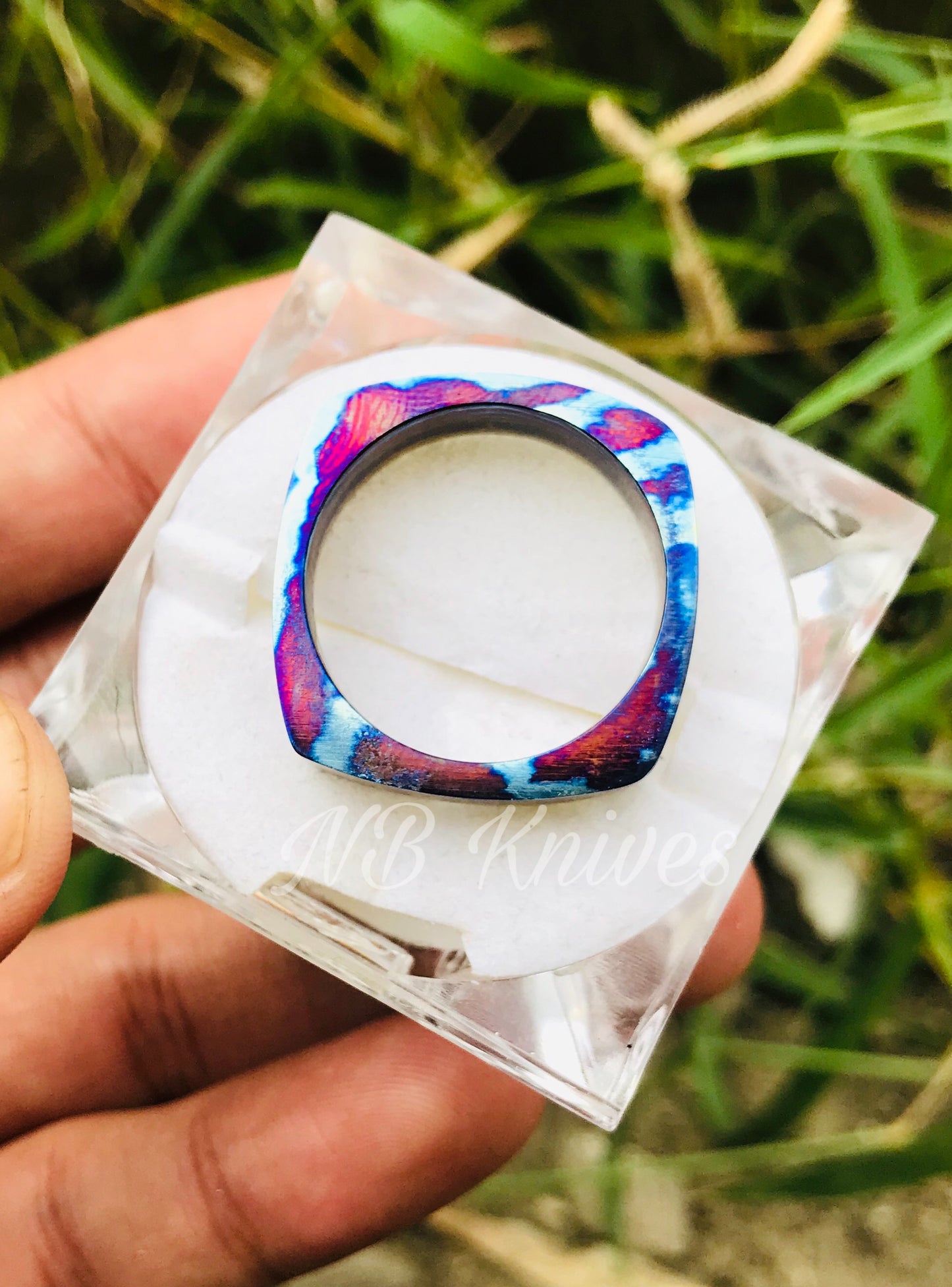 Titanium Zirconium Timascus Ring #10