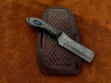 |NB KNIVES| CUSTOM HANDMADE COWBOY BULL CUTTER KNIFE WITH LEATHER SHEATH