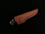 CUSTOM HANDMADE 5160 SPRING STEEL BUSH CRAFT SURVIVAL KNIFE