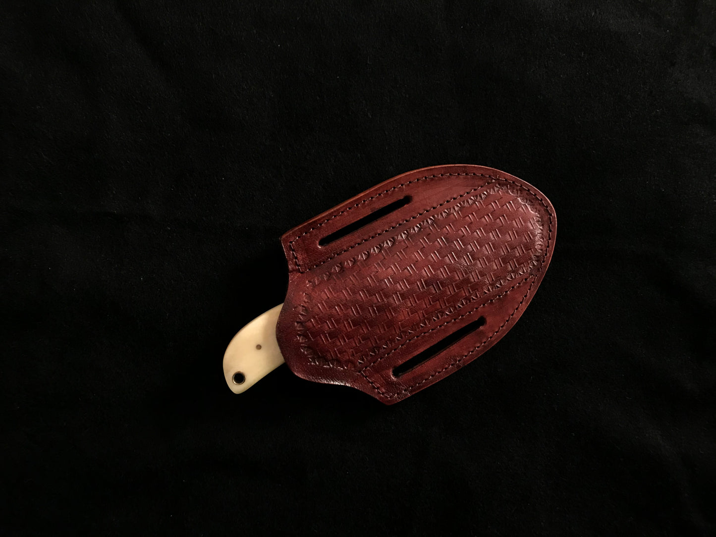 |NB KNIVES| CUSTOM HANDMADE COWBOY BULL CUTTER KNIFE WITH LEATHER SHEATH