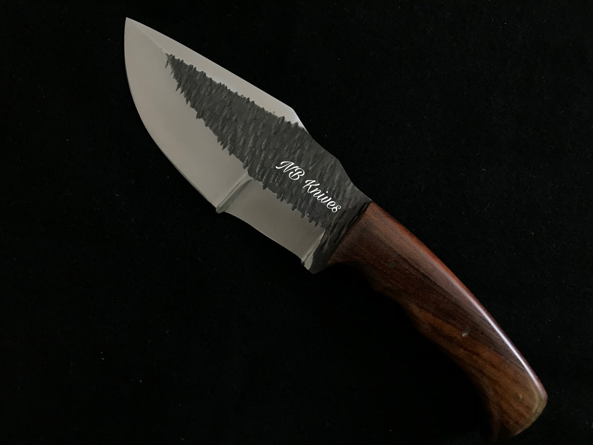 1095 Steel Skinner Knife with Rosewood Handle