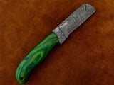 |NB KNIVES| CUSTOM HANDMADE COWBOY BULL CUTTER KNIFE WITH LEATHER SHEATH