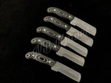|NB KNIVES| CUSTOM HANDMADE LOT OF 5 COW BOY BULL CUTTER KNIVES WITH LEATHER SHEATH
