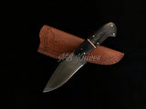 CUSTOM HANDMADE 5160 SPRING STEEL BUSH CRAFT SURVIVAL KNIFE