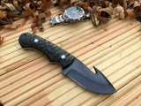 CUSTOM HANDMADE 1095 H.C STEEL KNIFE/ MICARTA TANG WORK HANDLE