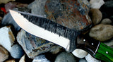 1095 Steel Hand FORGED HUNTING CAMPING EDC Knife HANDLE HARDWOOD