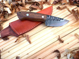 CUSTOM HANDMADE 1095 HIGH CARBON STEEL HUNTING,BUSHCRAFT KNIFE HANDLE ROSEWOOD