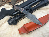 CUSTOM HANDMADE 5160 SPRING STEEL BUSH CRAFT SURVIVAL KNIFE