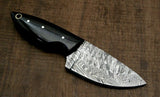 Custom Handmade Damascus Steel Hunter Camping Knife EDC