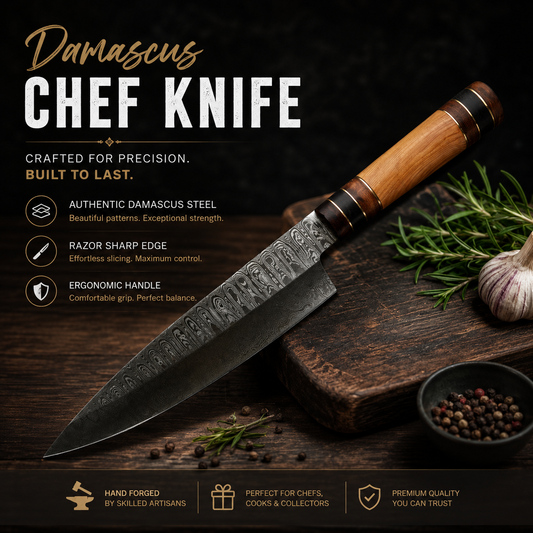 Damascus Chef Knives