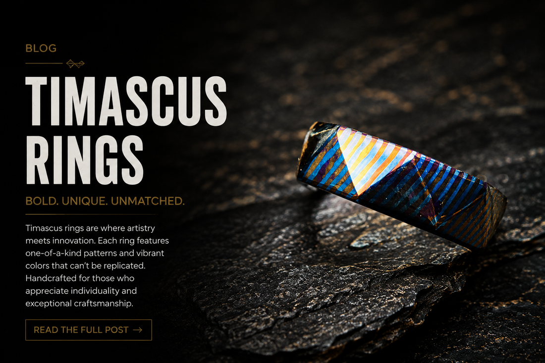 Timascus Rings The World's Most Extraordinary Metal, Worn on Your Finger