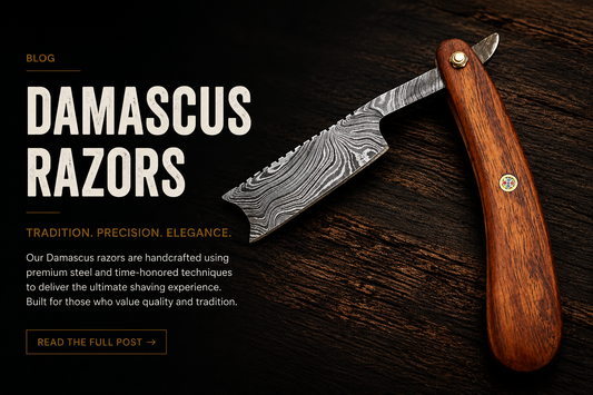 Damascus Straight Razor: The Art of the Perfect Shave