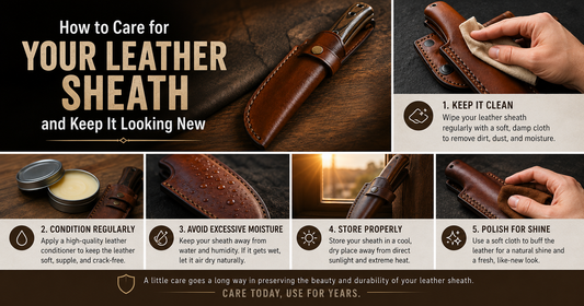 How to Care for Your Leather Sheath and Keep It Looking New