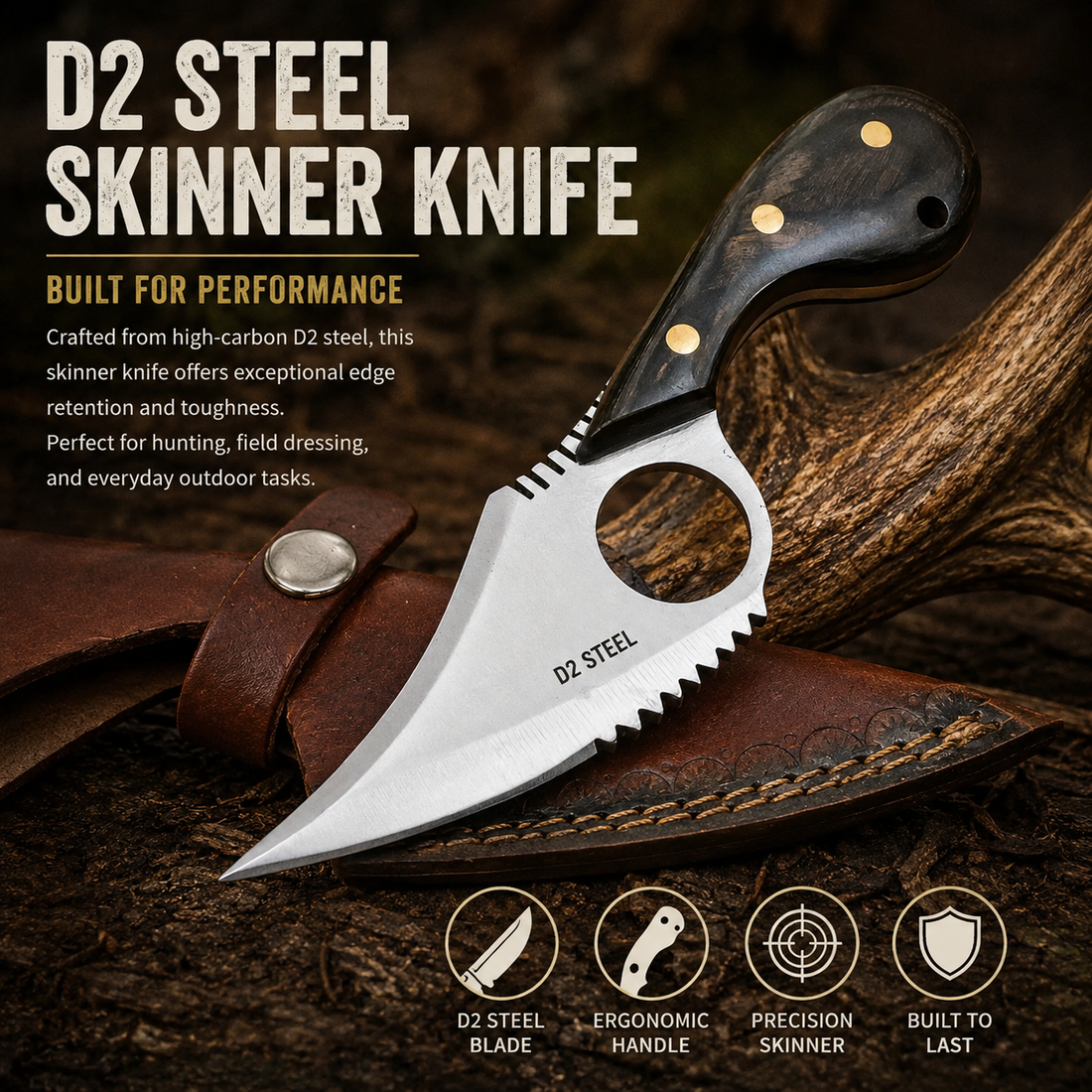 D2 Steel Skinner Knives The Ultimate Guide for Hunters and Outdoorsmen