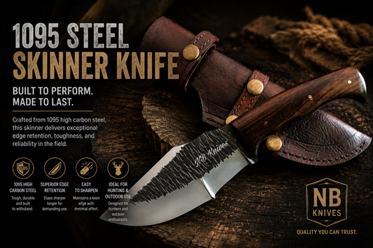 1095 Steel Skinner Knife The Hunter's Trusted Field Companion