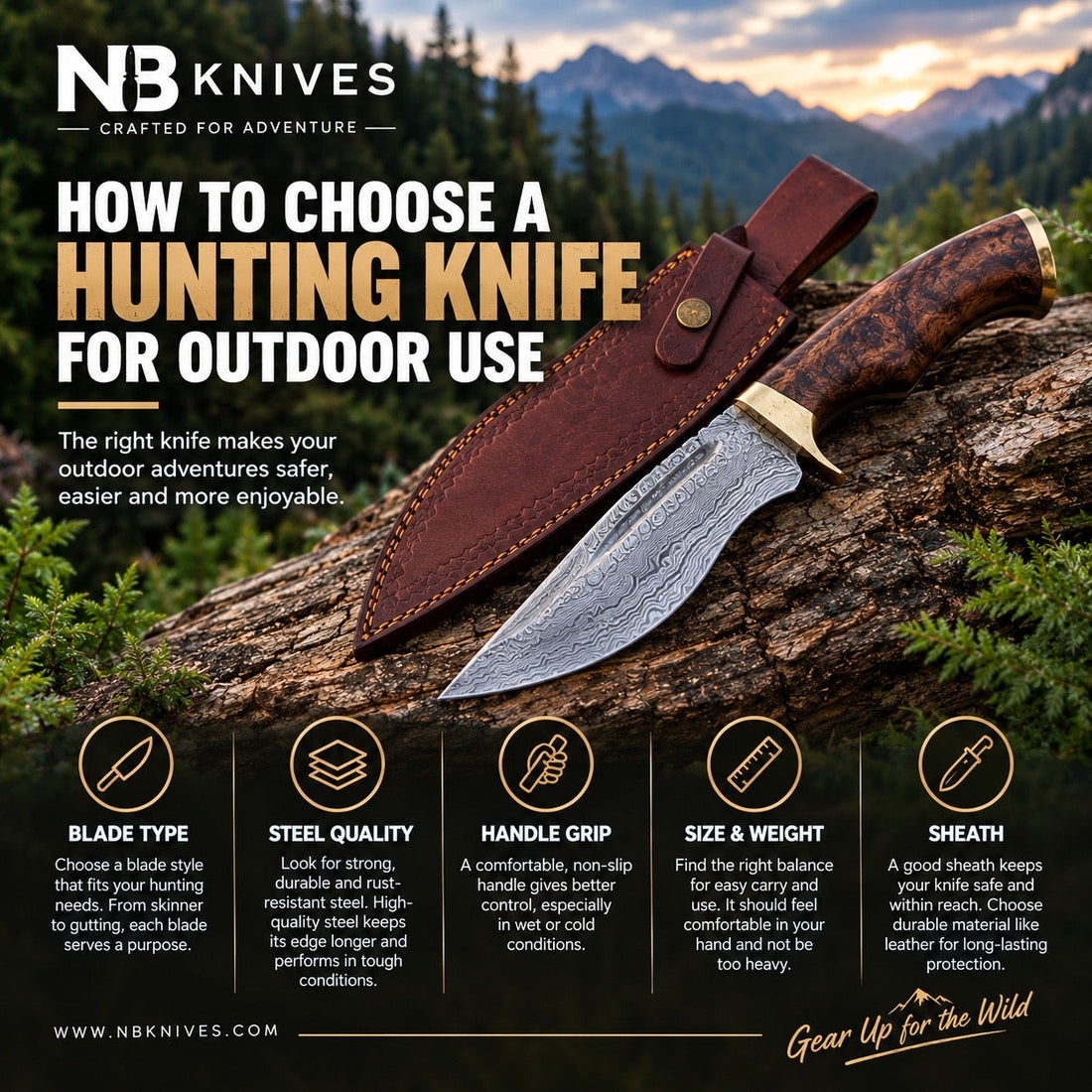 How to Choose a Hunting Knife for Outdoor Use