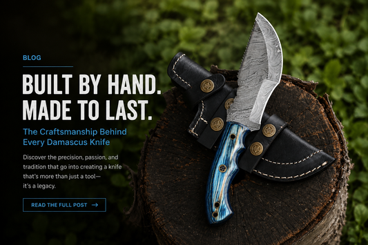 The Ultimate Tracker Knife: Why Damascus Steel Is the Survivalist's Best Friend