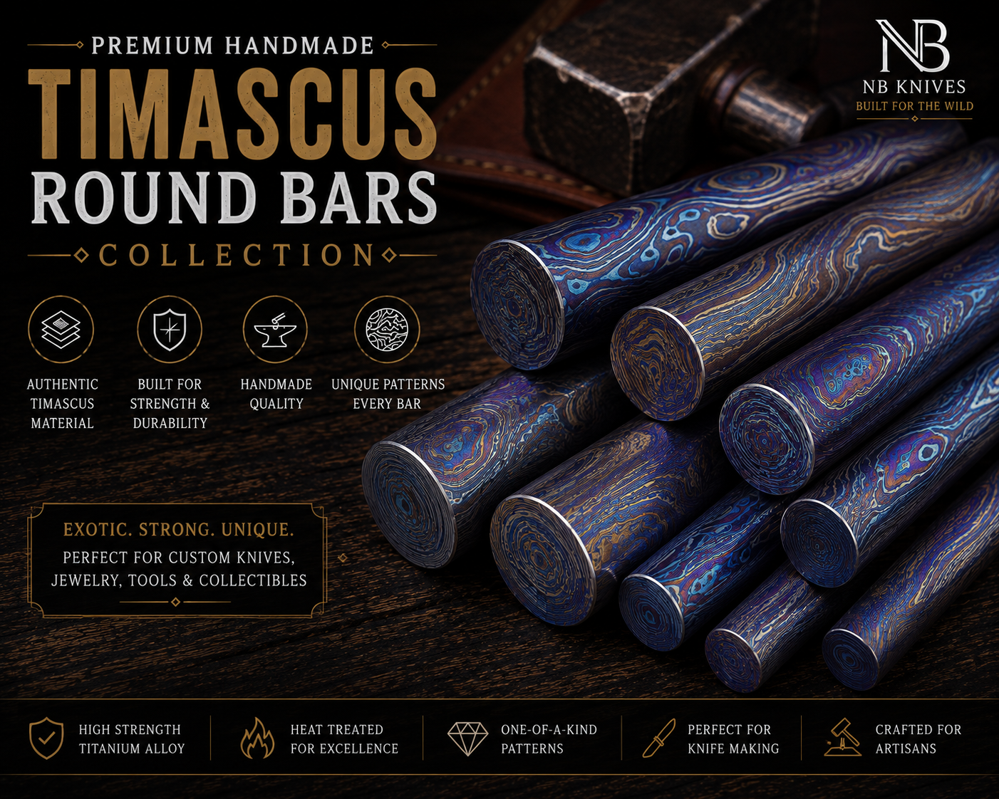 Tamascus Round Bar
