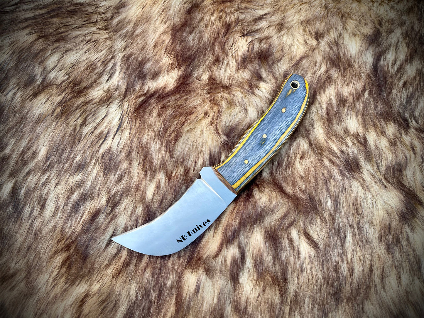 Custom Handmade D2 Steel Full Tang Howkbill Knife Handle Hardwood With Leather Sheath High-Quality Hawkbill Knife for Efficient Cutting Tasks