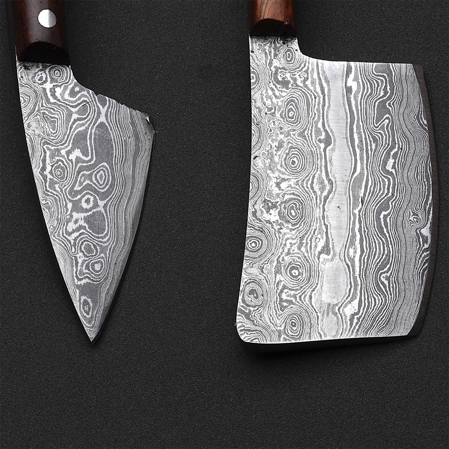 |NB KNIVES| Custom Handmade Cheese Serving Set/ Set Of 3 Pcs Handle Rosewood
