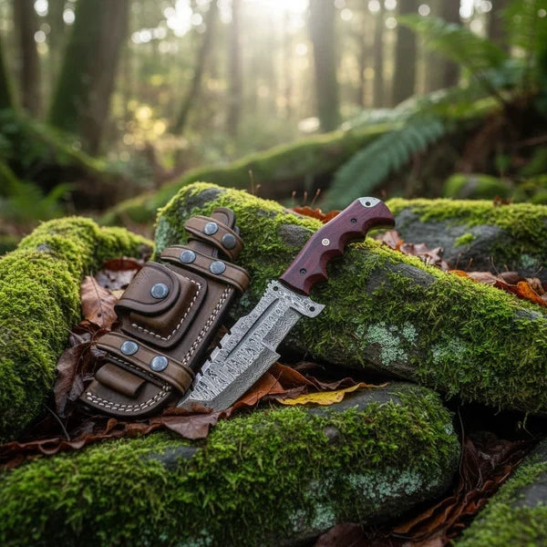 NB knives Tracker Knife with Leather sheath