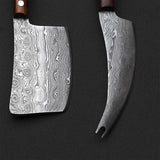 |NB KNIVES| Custom Handmade Cheese Serving Set/ Set Of 3 Pcs Handle Rosewood