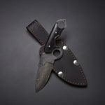 |NB KNIVES| CUSTOM HANDMADE DAMASCUS HUNTING KNIFE Materials Micarta, Damascus Steel