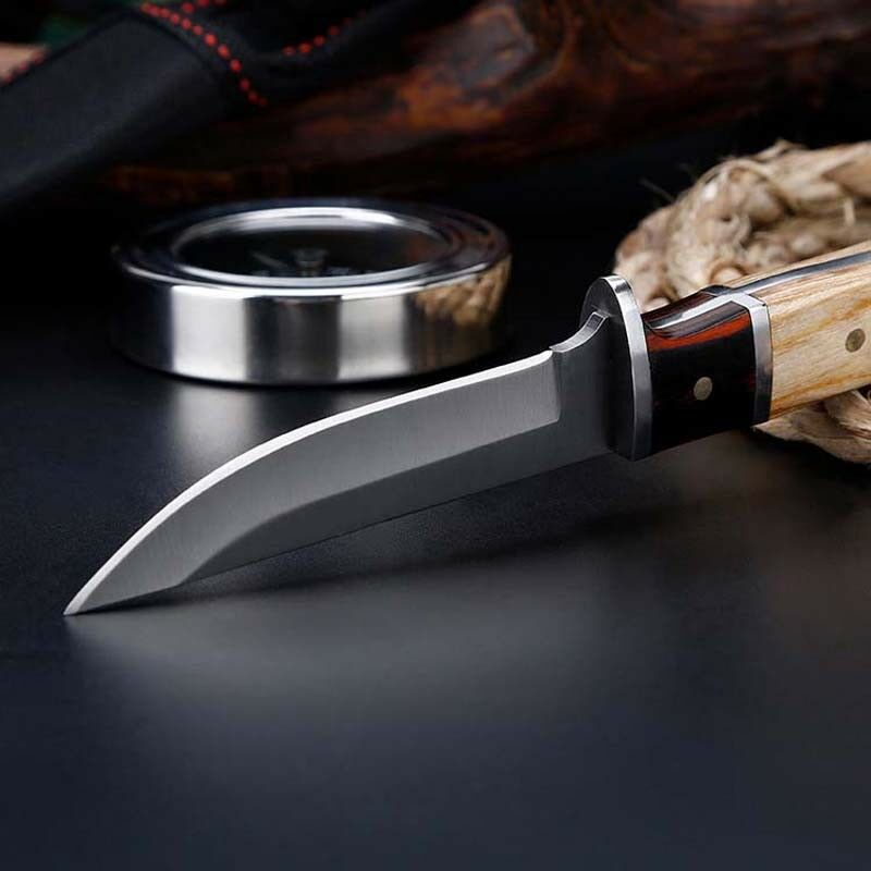 8" Tactical Straight Pocket Hunting Survival Fixed Blade Knife EDC - NB CUTLERY LTD