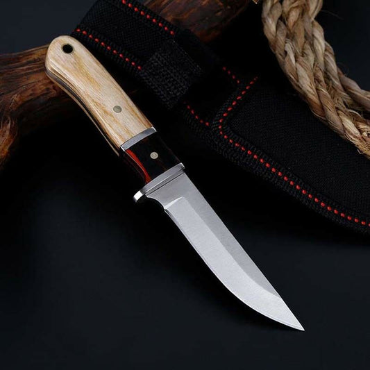 8" Tactical Straight Pocket Hunting Survival Fixed Blade Knife EDC - NB CUTLERY LTD
