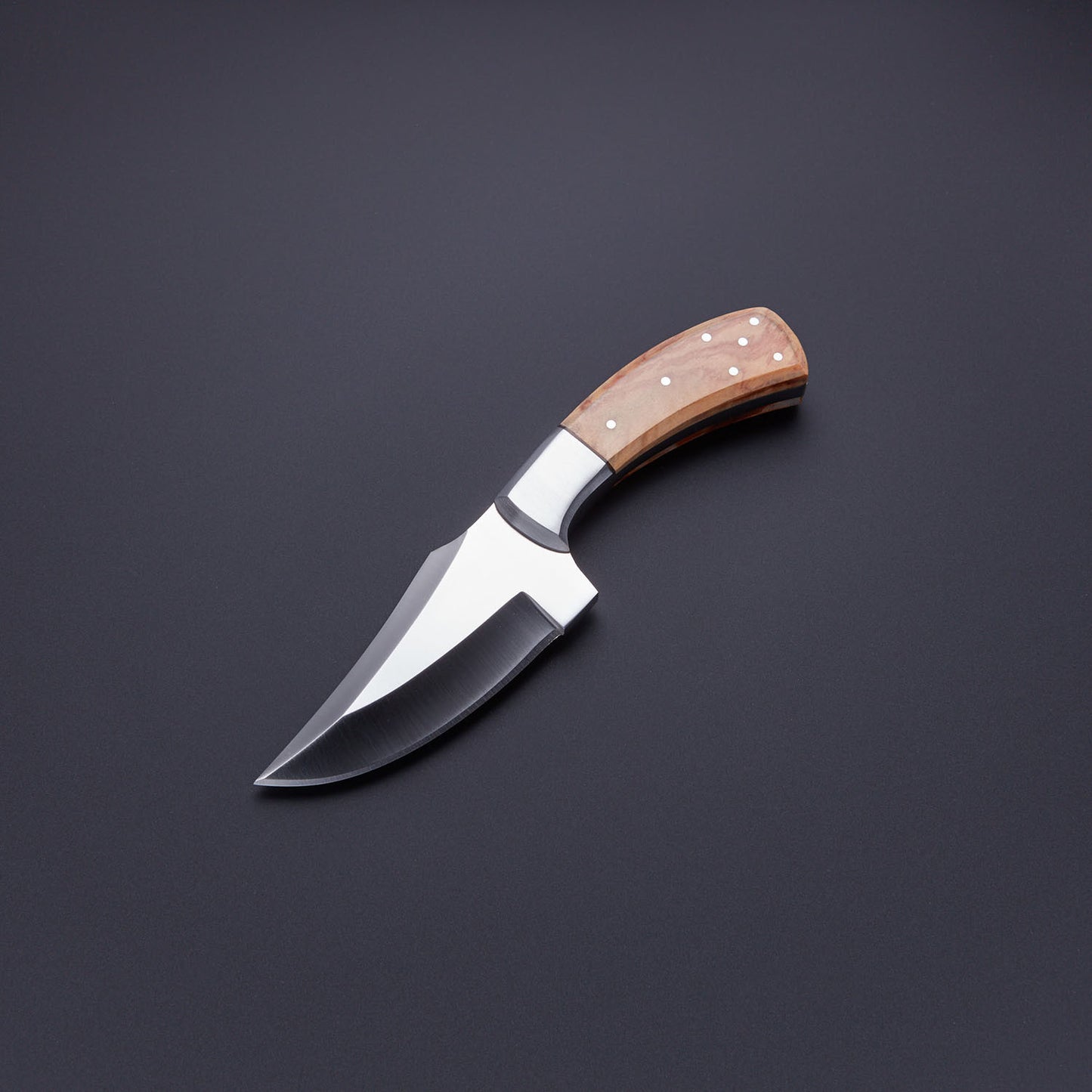 |NB KNIVES| CUSTOM HANDMADE D2 STEEL HUNTING KNIFE  Handle Material Olive Wood With D2 Tool Steel Bolster