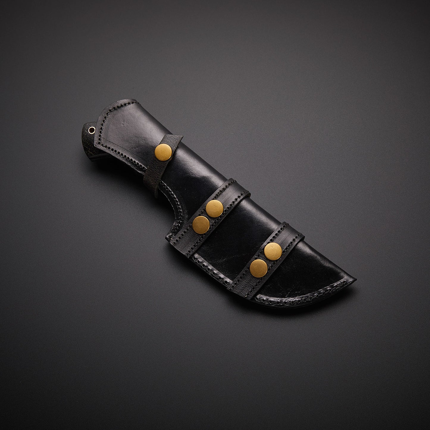 |NB KNIVES| CUSTOM HANDMADE DAMASCUS TRACKER KNIFE WITH LEATHER SHEATH