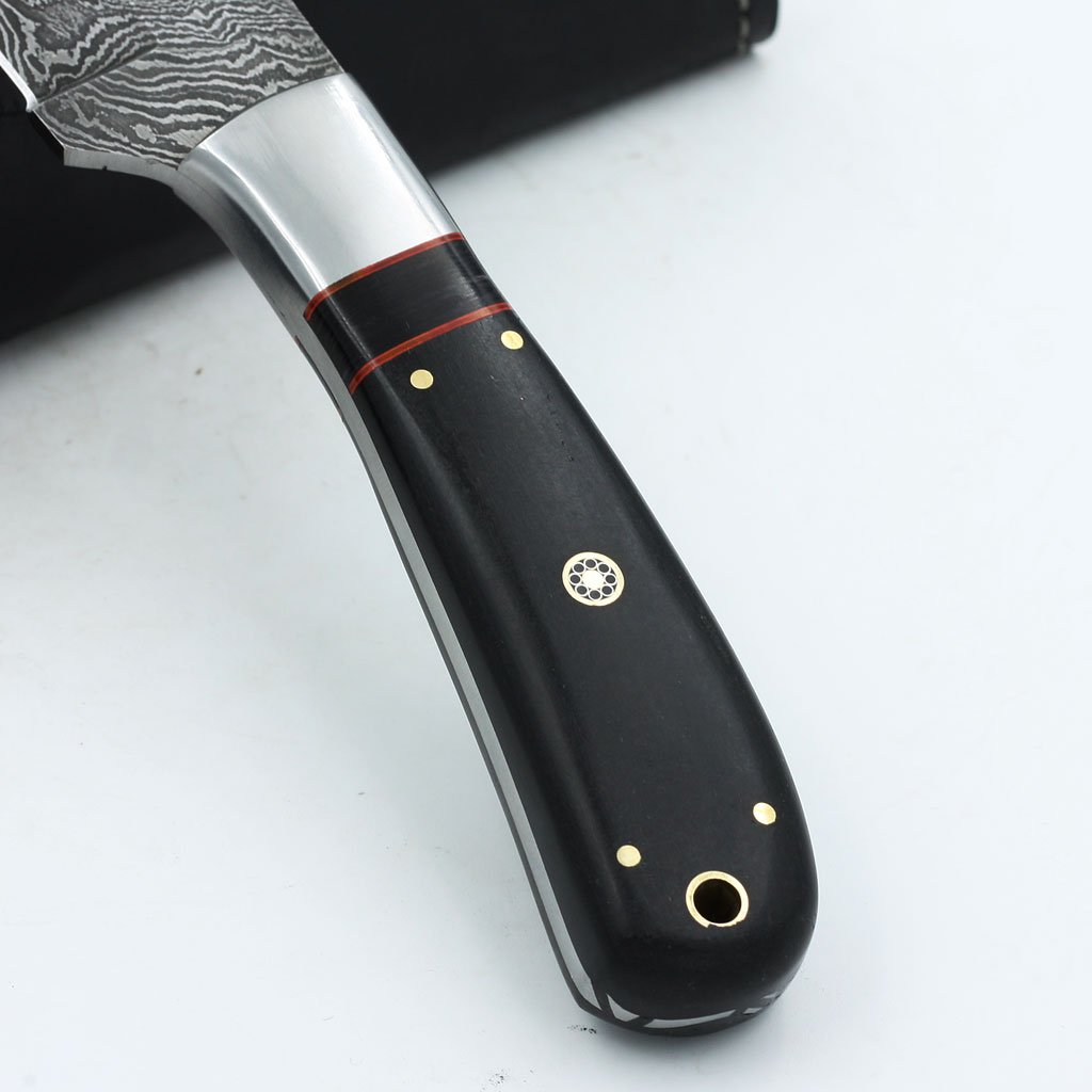 custom handmade damascus 9.25 inches knife - NB CUTLERY LTD