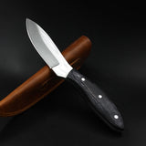 Custom Handmade D2 Steel Knife Handle: Laminated Wood - NB CUTLERY LTD
