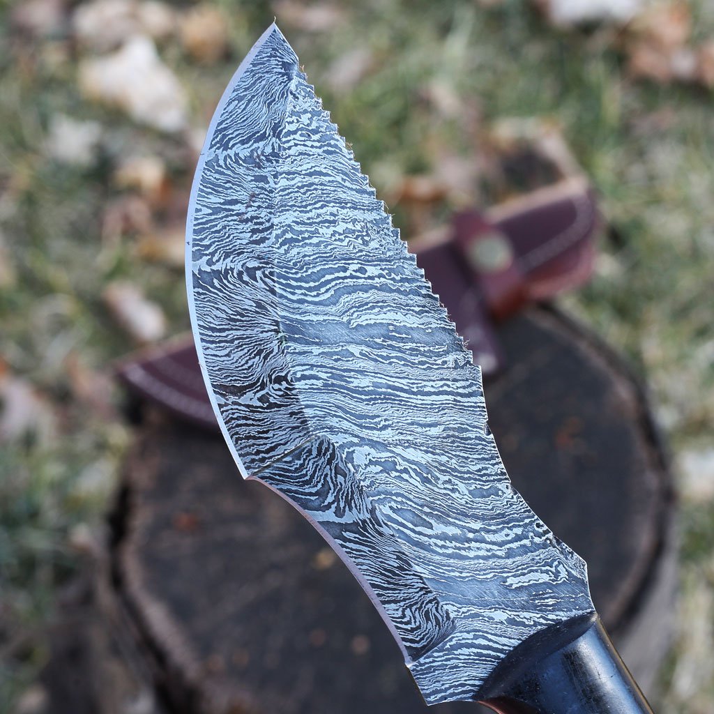 Custom Handmade Damascus Tracker knife - NB CUTLERY LTD