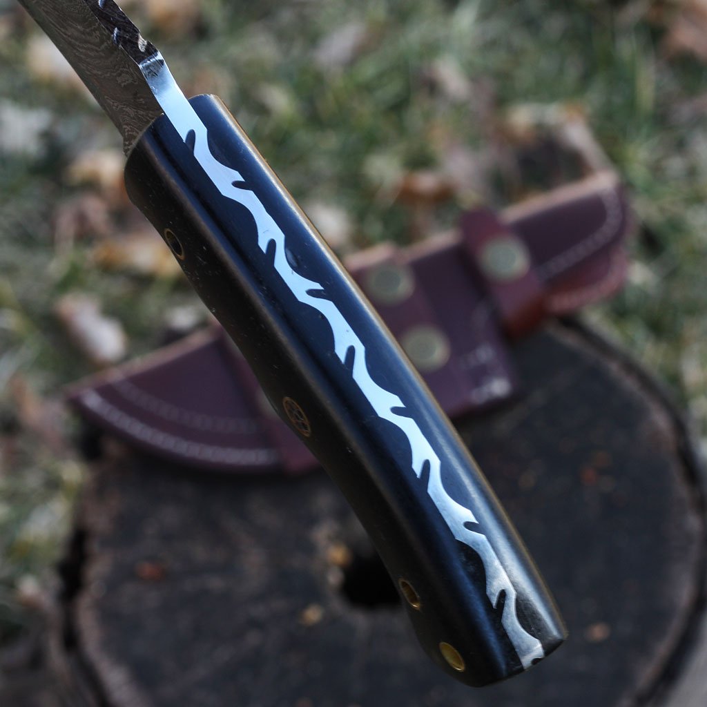 Custom Handmade Damascus Tracker knife - NB CUTLERY LTD