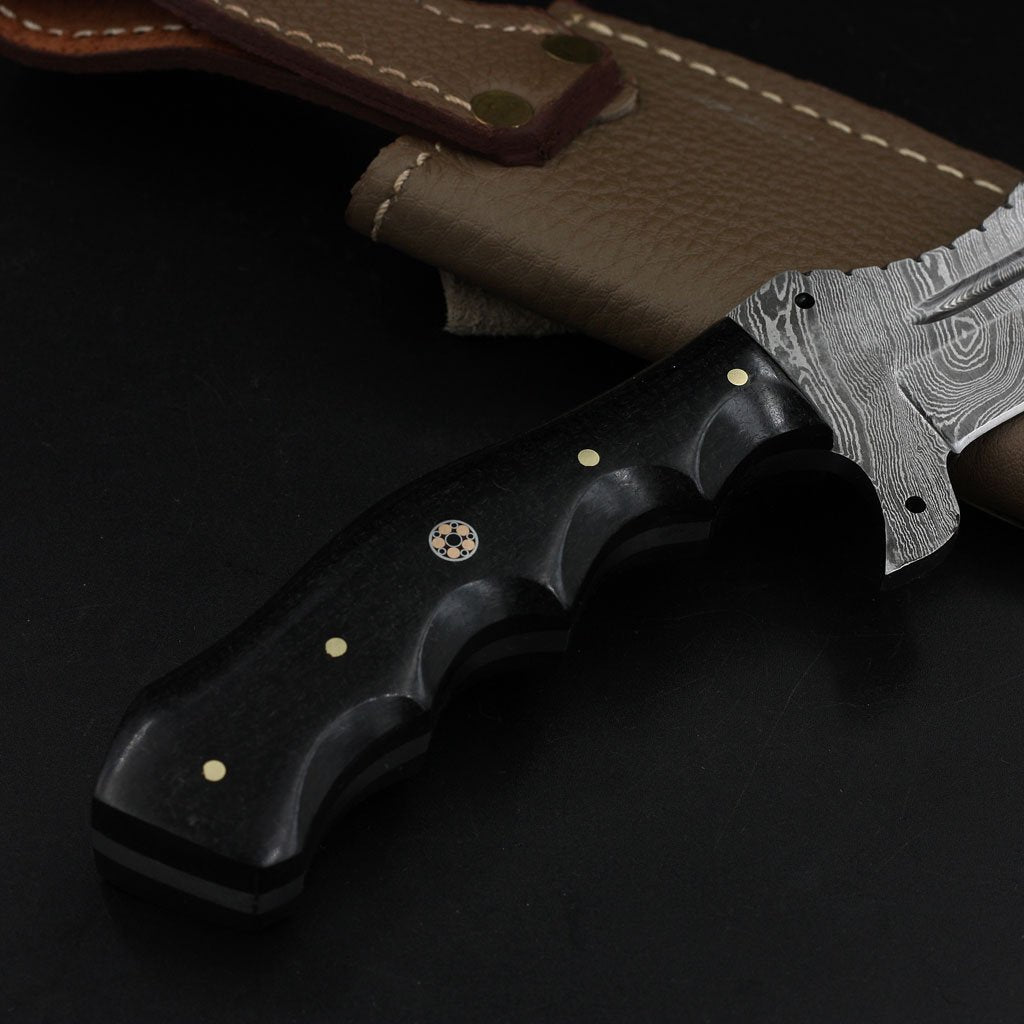 Damascus Hunting knife - NB CUTLERY LTD
