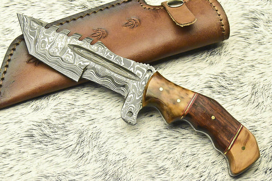 Custom Handmade HUNTING TRACKER Tactical Hunter Blade Survival - NB CUTLERY LTD