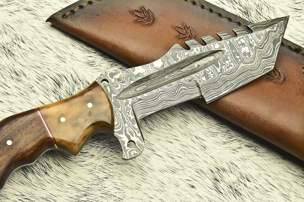 Custom Handmade HUNTING TRACKER Tactical Hunter Blade Survival - NB CUTLERY LTD